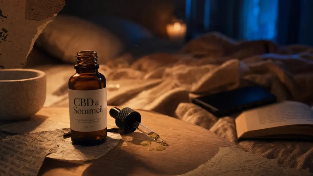 Huile CBD pour dormir : bien la choisir, la prendre au bon moment et éviter les erreurs