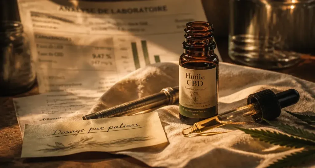 Huile CBD puissante : concentration, spectre et dosage, ce qu’il faut vraiment comparer