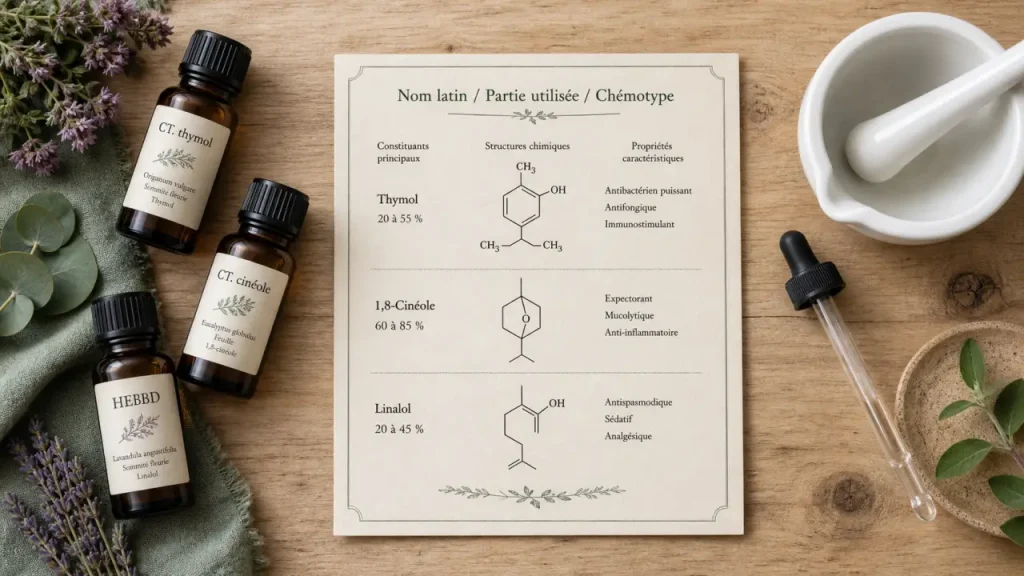Chémotype d’une huile essentielle : le détail qui change l’usage, la sécurité et le choix