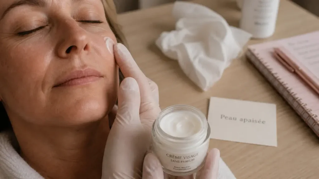 Crème visage pendant chimio : hydrater, apaiser et protéger sans irriter