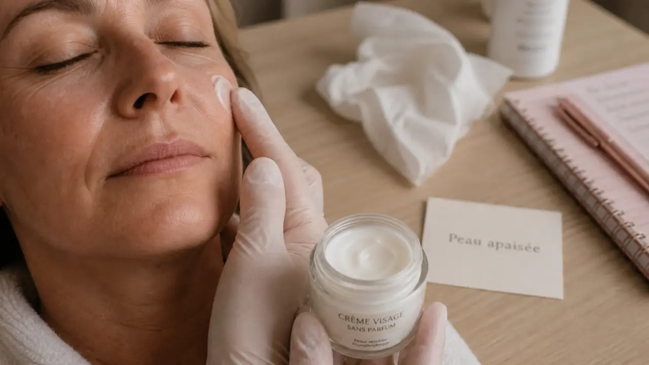 Quelle crème visage pendant chimio : crème visage sans parfum, peau apaisée et hydratée