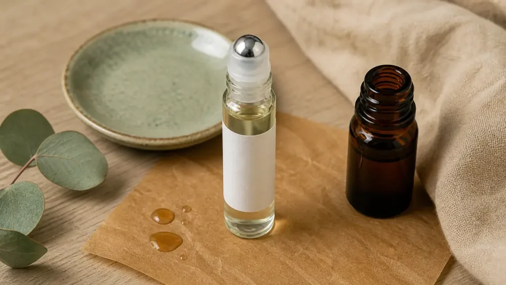 Roll-on aux huiles essentielles : application ciblée, dosage maîtrisé et format nomade