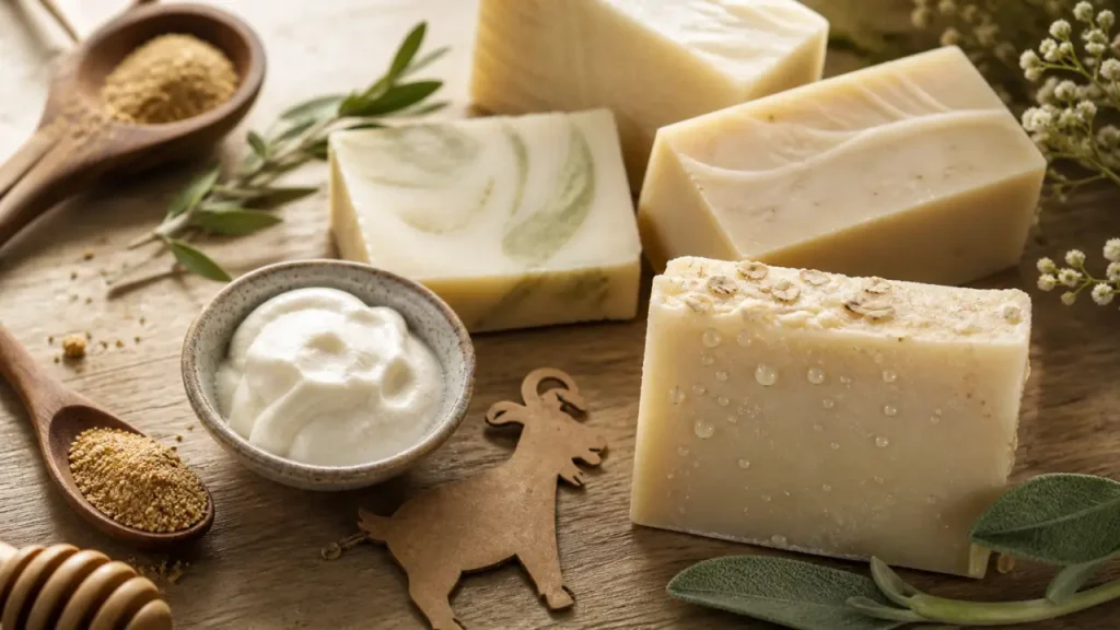 Savon au lait de chèvre bio : le bon choix selon votre peau, du visage au corps
