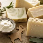 Savon au lait de chèvre bio pour le visage et le corps, artisanal