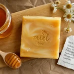 Savon miel bio et miel, soin naturel sans parfum sucré