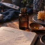 Bronchite huiles essentielles : flacon d’huiles essentielles pour respiration