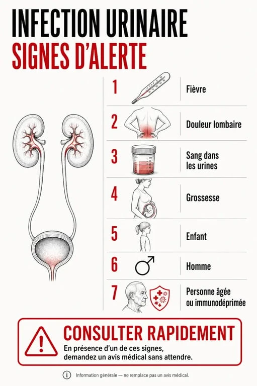 Huiles essentielles infection urinaire : signes d’alerte et situations où consulter rapidement