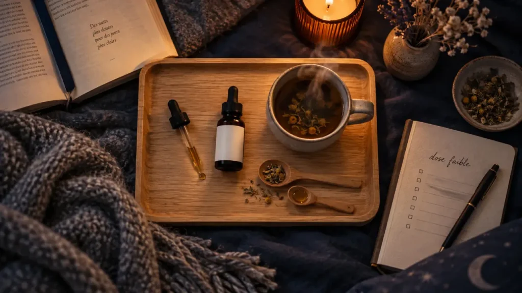 Huile CBD CBN et sommeil : un rituel du soir, pas un somnifère