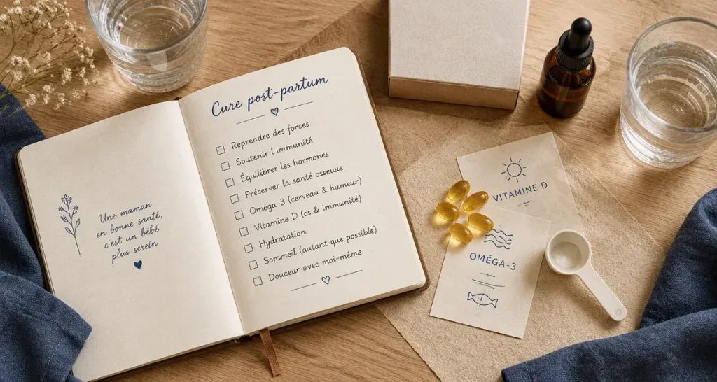 Le bon complément alimentaire post-partum dépend d’abord de votre symptôme et de l’allaitement