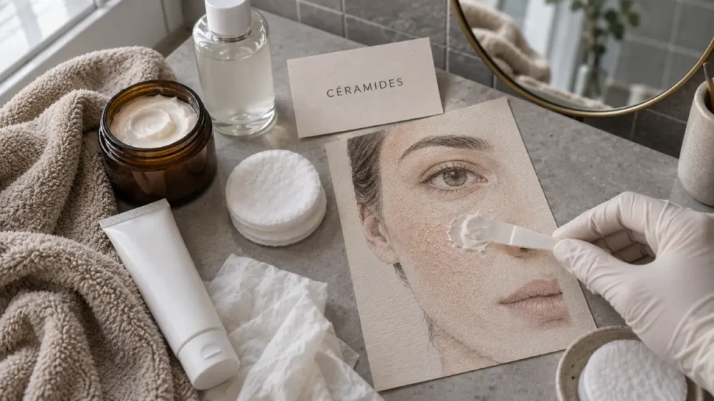 Crème eczéma visage : texture légère ou baume riche, le bon choix dépend de la zone