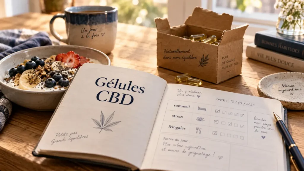 Les gélules CBD ne font pas maigrir seules : leur intérêt se situe surtout dans la gestion du stress et du grignotage