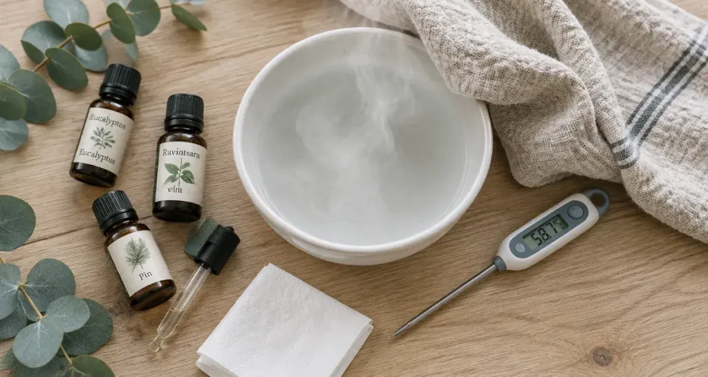 Huiles essentielles à inhaler : les bons gestes pour dégager le nez sans irriter
