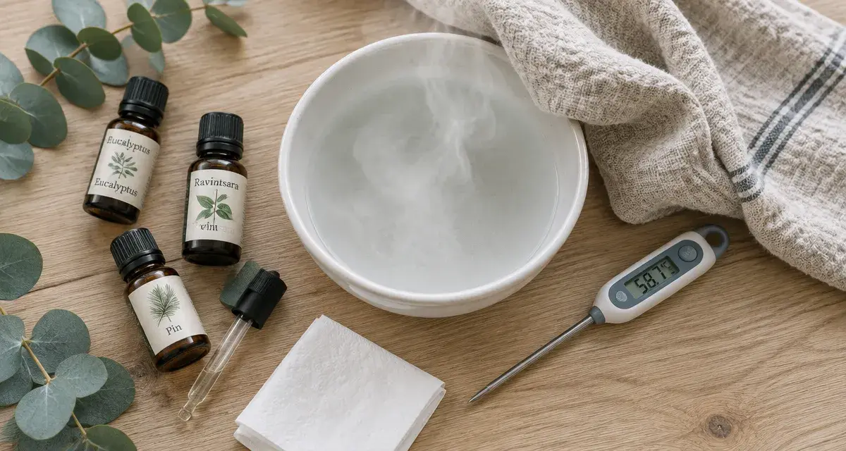 Huiles essentielles à inhaler pour dégager le nez sans irriter