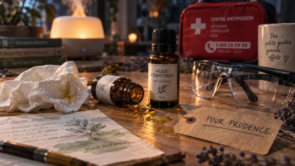 Huiles essentielles : une goutte avalée peut suffire à appeler un centre antipoison