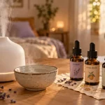 Brume d’huiles essentielles pour diffuseur électrique : lavande et eucalyptus