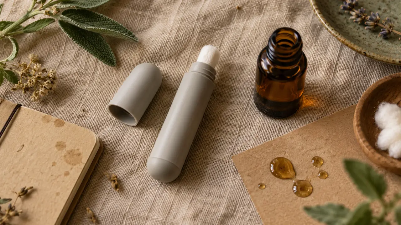 Inhalateur huiles essentielles rechargeable, stick à remplir et à utiliser