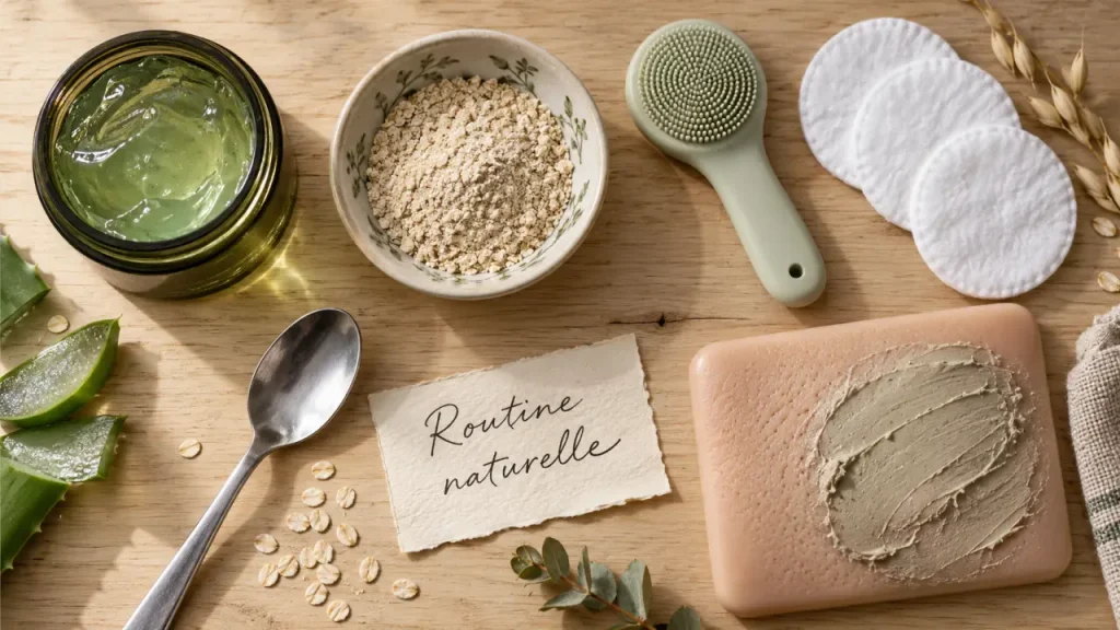 Soin pour visage naturel : une routine ciblée pour hydrater, apaiser et purifier